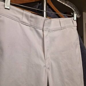 NWOT Men's Dickies 874 Original Fit White Jeans: 31x30: Workwear